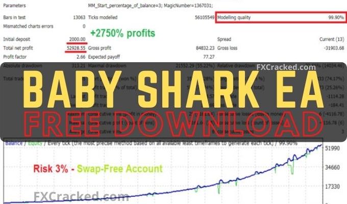 Baby Shark MT4 Expert Advisor FREE Download FXCracked.com