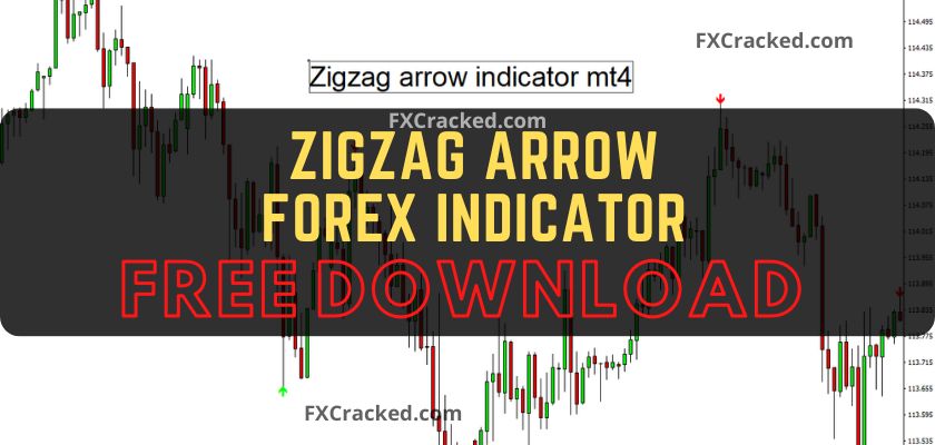 fxcracked.com Zigzag Arrow Forex MT4 indicator Free Download
