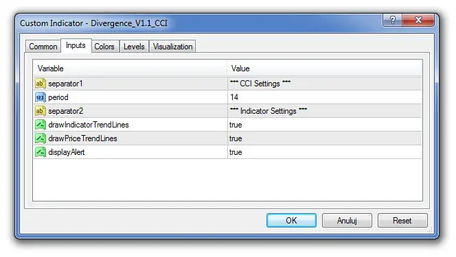 cci-divergence-arrows-indicator-settings