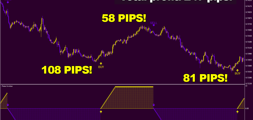 247 pips in just 3 movements - that is the way to make some money! No misses and no doubts - Forex Invictus shows incredible results on Australian dollar U.S. dollar, M30 timeframe! fxcracked.com